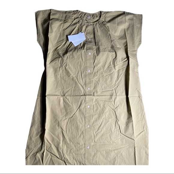 cotton Dobby Belted Dress HANA TAJIMA FOR UNIQLO yellow - Picture 8 of 14